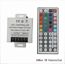 44 Ключи огни инфракрасный пульт дистанционного управления диммер DC12V 24 V 36A для RGB 3528 5050 10 шт