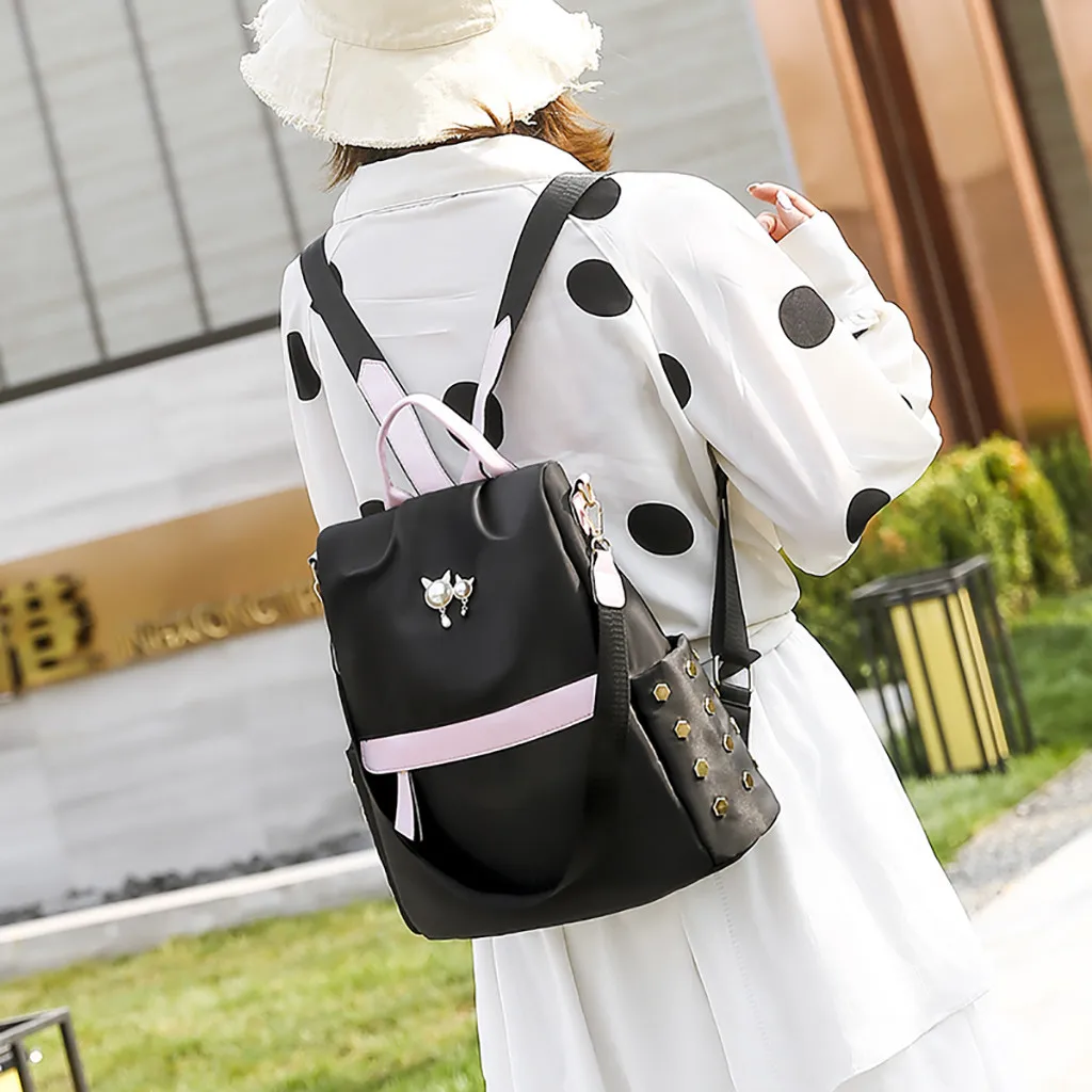 

Sleeper #401 2019 fashion Women Large Capacity Simple Stylish Waterproof Student Bag Backpack luxury design casual Free Shipping