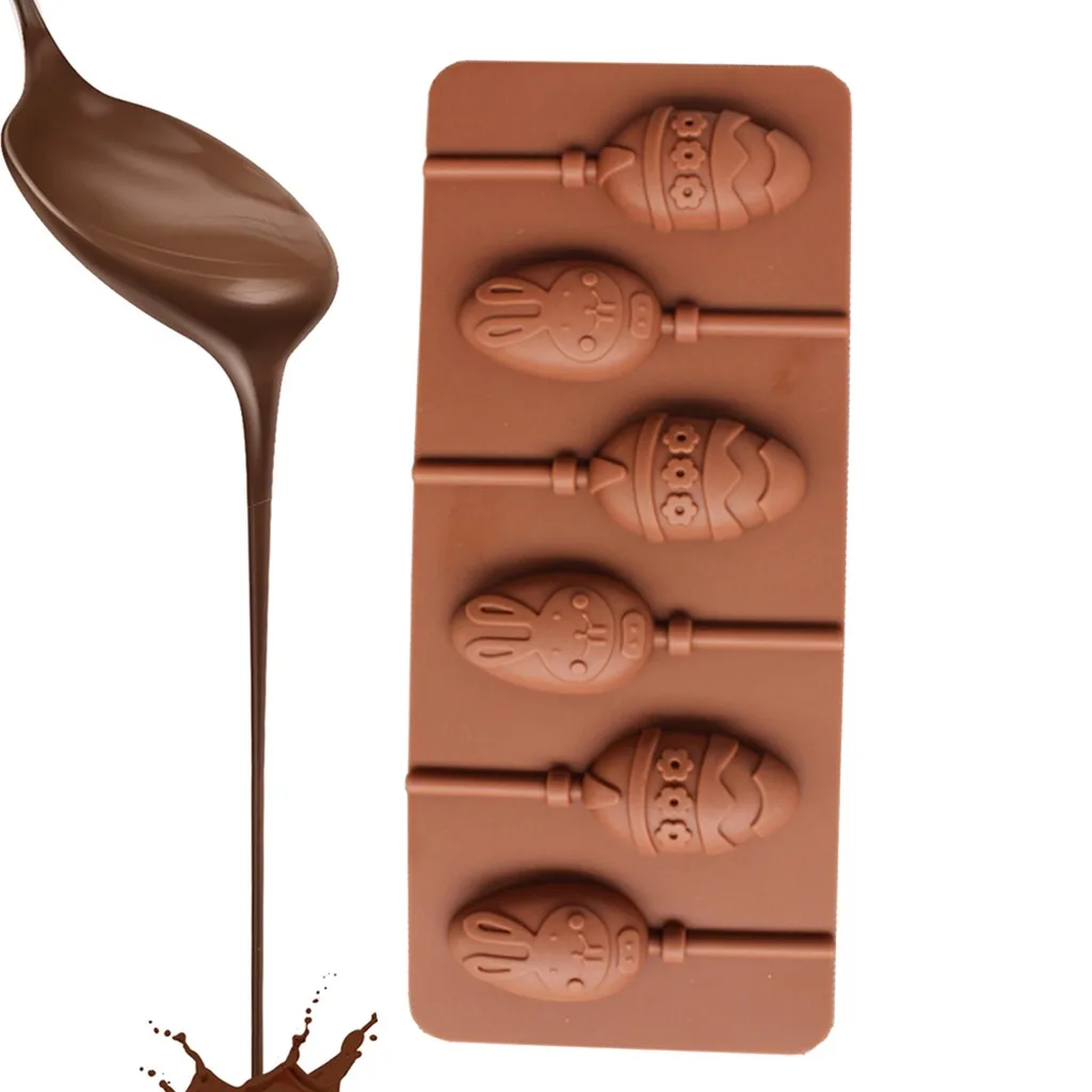 

Easter Bunny Eggs Silicone Mould Chocolate Cake Soap Mold Baking Ice Tray Mould Kitchen Cake Tool Easter Silicone Eggs#007