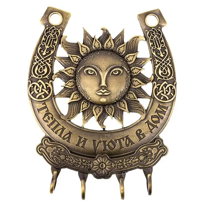 

High Grade Clothes Wall Hooks Home Coat Hooks For Towels metal Material For Home Decoration.bag hook.sun horseshoe image