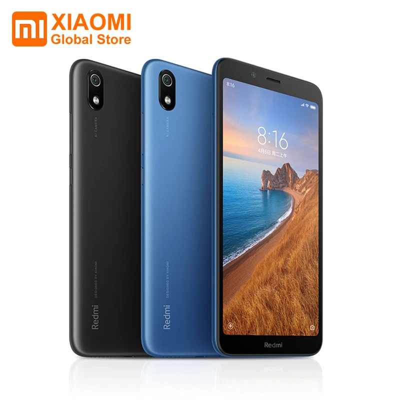 Глобальная версия Xiao mi Red mi 7A mi Celular 2GB 16GB смартфон Snapdargon 439 Octa Core 4000mAh AI Face Unlock 5,4" камера 13 МП