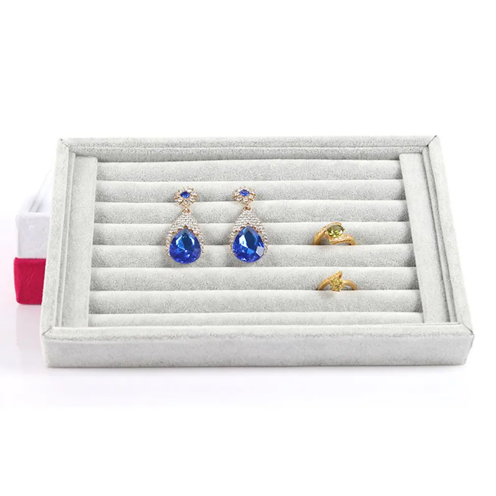 Velvet Finger Ring Display Stand Holder Show Case Jewelry Organizer Display Shelf Ear Studs Rack Stoage Box Holder Tray 2019 Velvet Finger Ring Display Stand Holder Show Case Jewelry Organizer Display Shelf Ear Studs Rack Stoage Box Holder Tray 2019