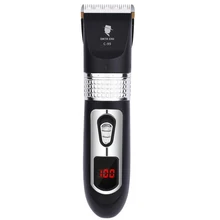 Профессиональный электрический триммер для волос для мужчин перезаряжаемая салонная машинка для стрижки бороды керамическое лезвие машинка для стрижки волос для парикмахера