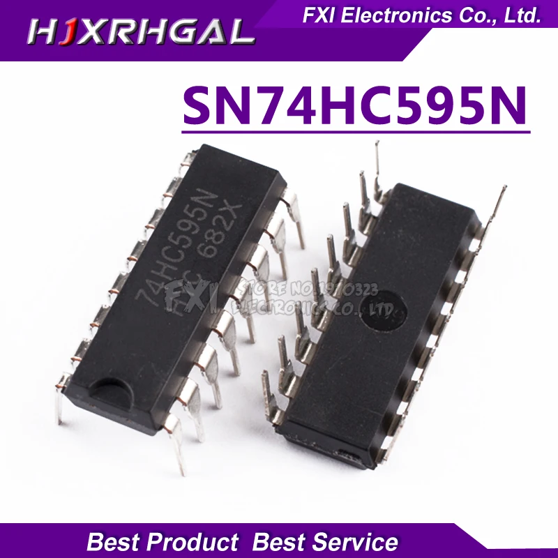 10PCS SN74HC595N SN74HC595 DIP16 DIP 74HC595N 74HC595 New original-in ...