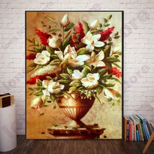 Пользовательские DIY картина по цифрам цветы бонсай холст краски ing для старинных украшения дома краски по номерам Раскраска по номерам подарок