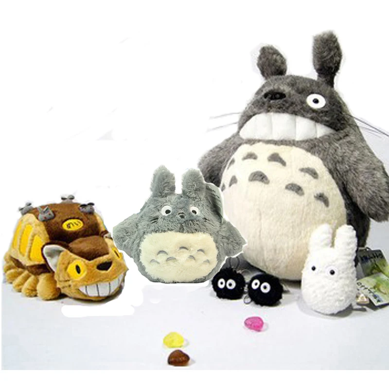 6 unids/set Catbus Totoro juguetes de Peluche para niños de alta calidad mi vecino Totoro conjunto familiar Peluche 6 unids/set Catbus Totoro juguetes de Peluche para niños de alta calidad mi vecino Totoro conjunto familiar Peluche