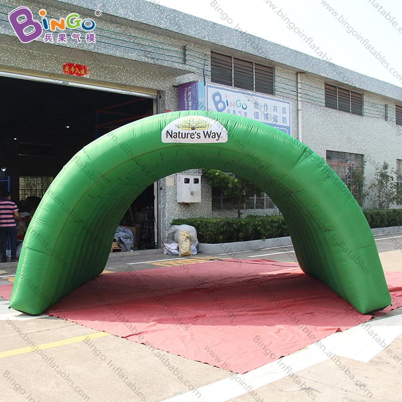  Personalized 3.6X3.5X2.5 meters inflatable green tunnel / inflatable entrance tunnel / inflatable t