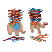 2019 New balance game wooden Baby Toys Elephant/Camel Balancing Blocks Montessori Educational Blocks Gift For Children boys 2019 New balance game wooden Baby Toys Elephant/Camel Balancing Blocks Montessori Educational Blocks Gift For Children boys