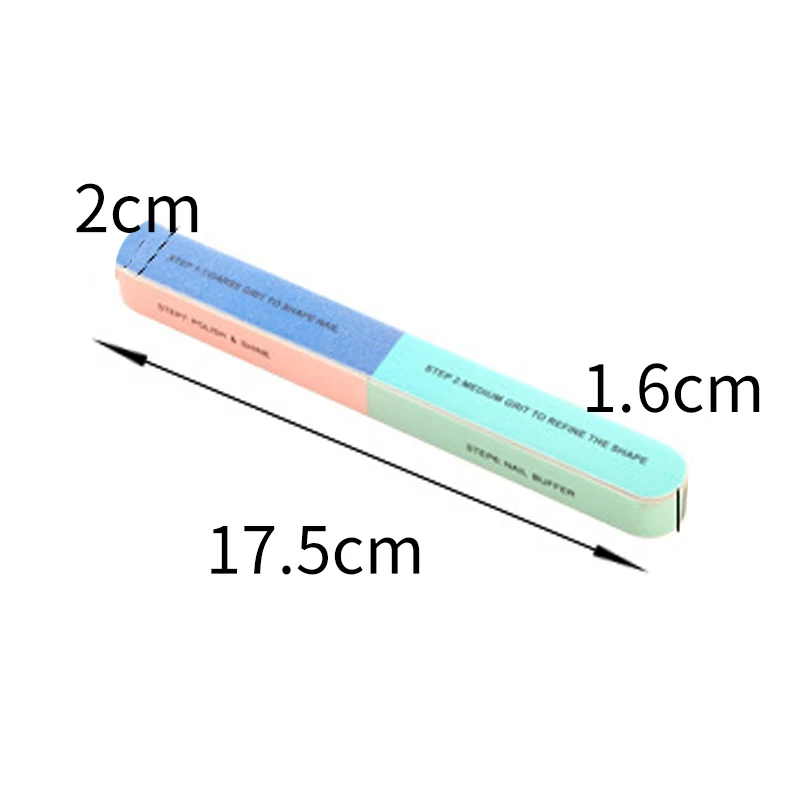3 шт./лот, буферная пилка для ногтей, блок для педикюра, маникюра, 6 способов полировки, шлифовальный лак, инструменты для макияжа, аксессуары для ногтей