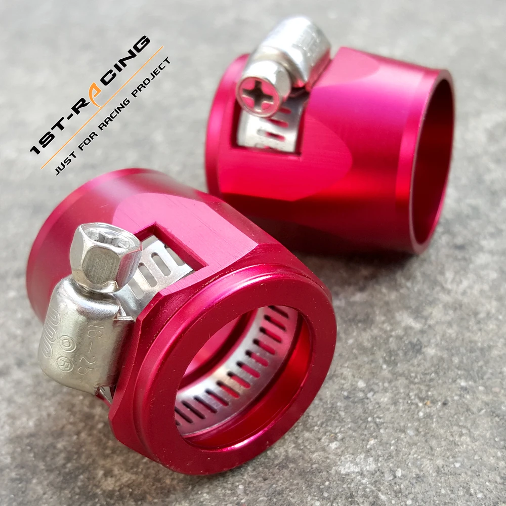 

2pcs RED AN8 Car Aluminum Fittings Adaptor Adapter Hose Finisher Nitrous 8an