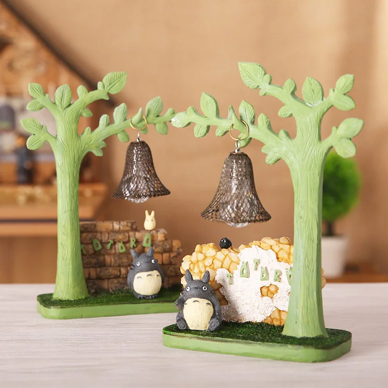 

Novelty Totoro Resin Night Light Fixtures Children's Room Bedroom Bedside Night Lamp Lamps LED Lights Decoration Study Luminary