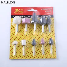 Abrasive Various Electric Grinding Accessories Polishing 10 Pieces/Set Of Head Wheel Rotating Tool Grinding Stone For Polishing abrasive mounted stone points electric grinding accessories polishing head wheel tool for dremel rotary power tools