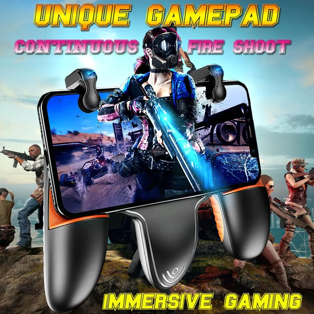 

Mobile Gamepad Controller Phone Grip 5.0~6.5 Inch For Xiaomi Iphone Samsung Joystick For Pubg Fast Shooting With Cooling Fan