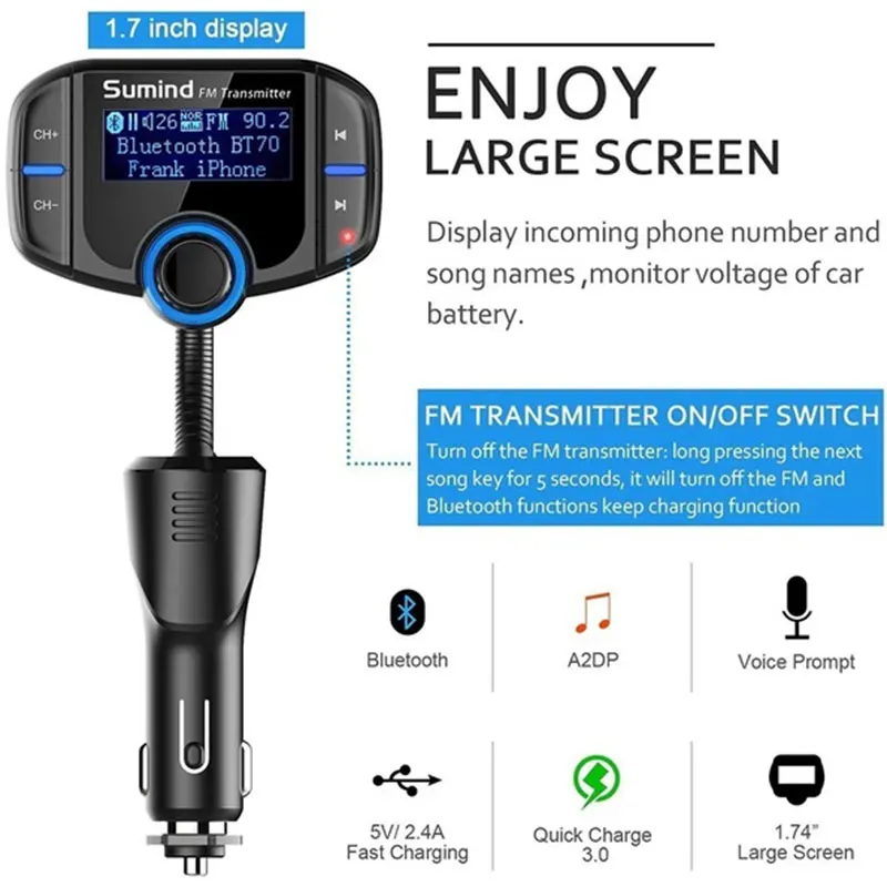Беспроводной Bluetooth приемник Vehemo 4 2 Mp3 автомобильный Электронная колонка домашняя