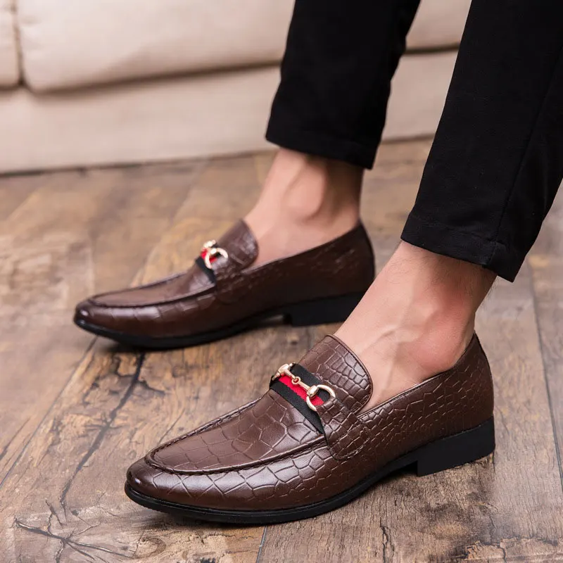 

2019 men's dress shoes handmade Brugge style Patty leather wedding shoes men's flat leather oxford shoes large size 47