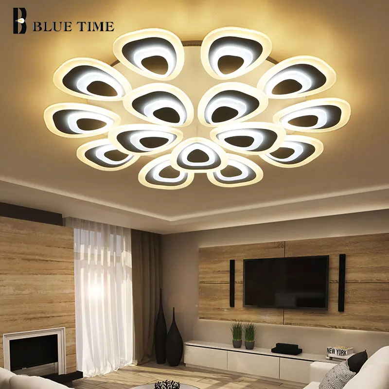 Living room Modern Led Ceiling Light Lustres AC110 220V Acrylic LED Ceiling Lamp For Bedroom Dining Study room Lampara de techo