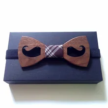 Галстук-бабочка из орехового дерева, модные галстуки для мужчин из полой древесины, свадебные костюмы, деревянная бабочка-бабочка gravatas para homens