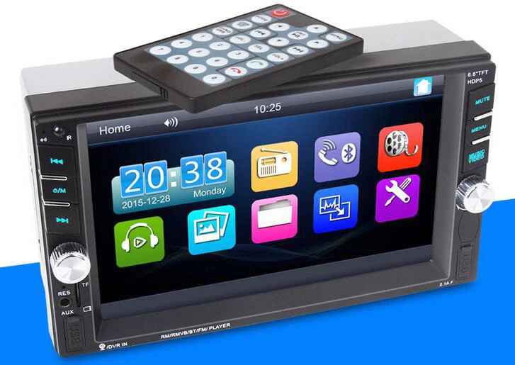 imágenes para Reproductor de Vídeo del coche 2 din (NO android) Pantalla Táctil Bluetooth Stereo Radio FM/1080 P/MP5/MP4/Audio/USB Electrónica Automotriz En Rociada 2Din imágenes para Reproductor de Vídeo del coche 2 din (NO android) Pantalla Táctil Bluetooth Stereo Radio FM/1080 P/MP5/MP4/Audio/USB Electrónica Automotriz En Rociada 2Din
