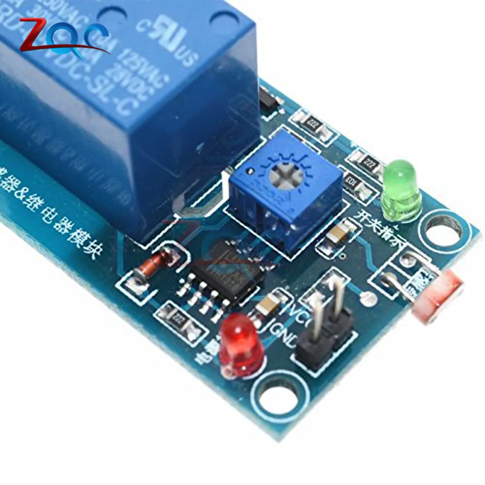 Neu 12V Licht Photoschalter Sensor Schalter LDR Photowiderstand Relaismodul 1pcs Neu 12V Licht Photoschalter Sensor Schalter LDR Photowiderstand Relaismodul 1pcs
