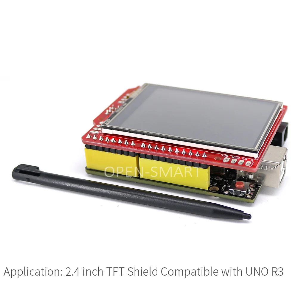 2.4 inch TFT LCD Display module Touch Screen Shield ILI9325 IC onboard temperature sensor + Pen for Arduino UNO R3/ Mega 2560 R3