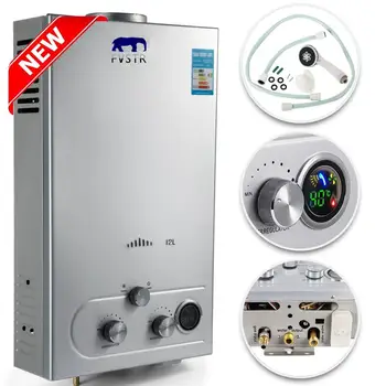 

(EU)Free shipping Flue Type Selling Flue Type Lgp Instant / Tankless 6-18L Gas Lpg Hot Water Heater Propane Stainless 2800pa 5S