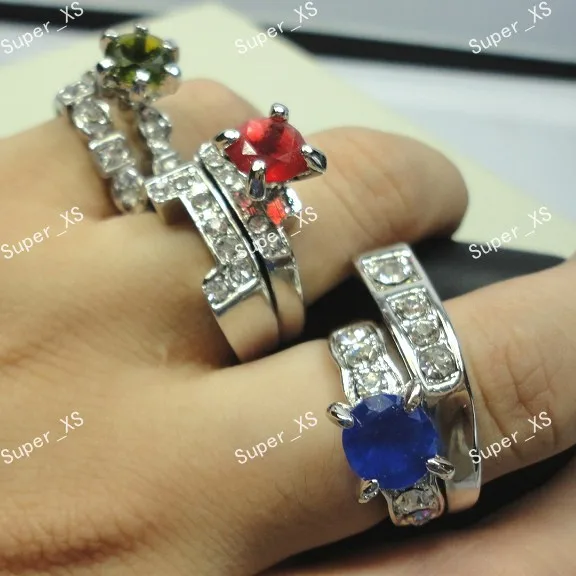 12pcs Whole Jewelry Bulk Lots New Cubic Zircon Rhinestones Fashion