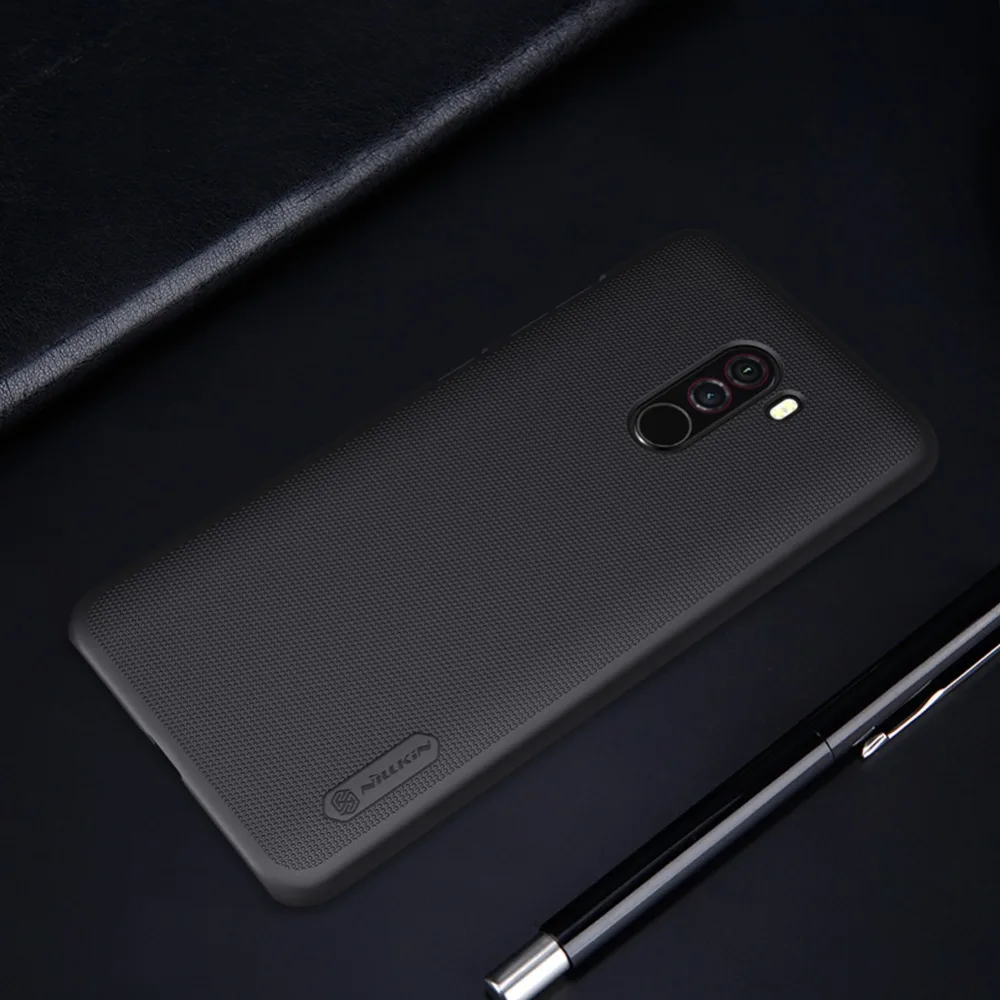 Чехол для Xiaomi Pocophone F1 Nillkin Super Frosted Shield, Жесткий Чехол на заднюю панель, противоскользящий чехол для Xiaomi Poco F1