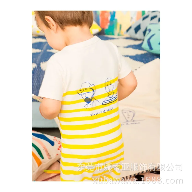 2016 fashion SPANISH BRAND bobo chosess pring Baby romper suit with