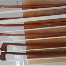 6 шт Отличная скрипка Луки 3/4, Бразилия дерево, медь монтируется, эбеновая лягушка