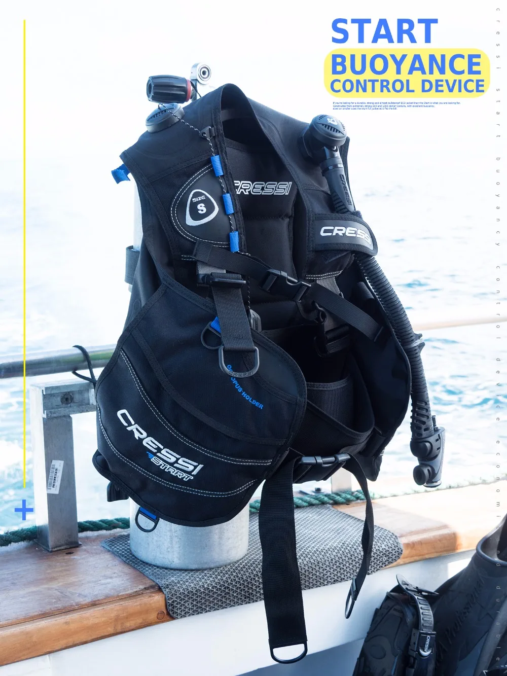 Cressi START Diving BCD BC компенсатор плавучести инструмент для дайвинга оборудование для дайвинга