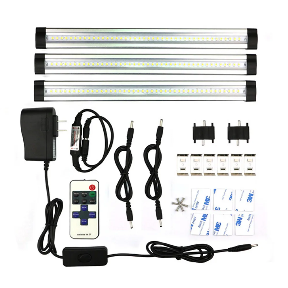 

DC12V Led Cabinet light Dimmable and RF controller 3pcs led strip connectable White or Warm White for Closet,Kitchen,Study etc.