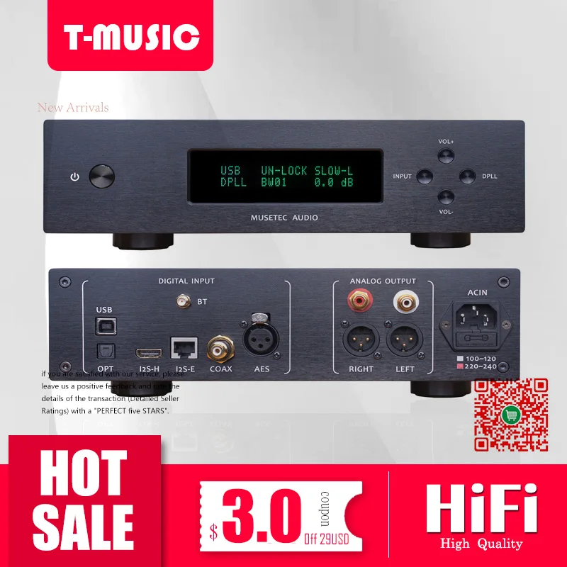 L. K.s аудио LKS MH DA004Mini ES9038pro флагманский DAC декодер (AC110V или AC220V)|Цифро-аналоговые