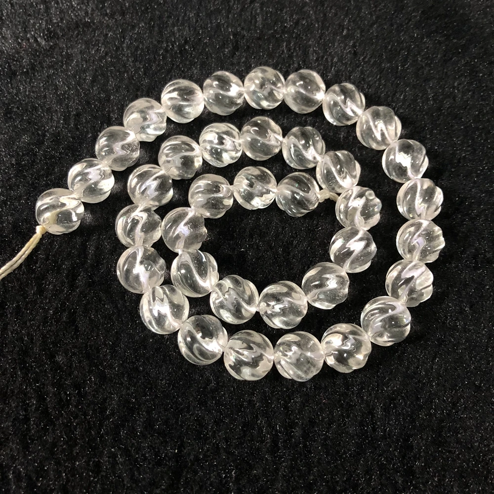 

Wholesale Natural A Quality Clear Quartz Rock Crystal S Craved Beads 10mm Natural Loose Stone Beads 1of 15.5" Full strand