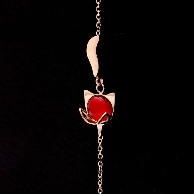 Фото модные украшения браслет red firefox розовое золото индивидуальные
