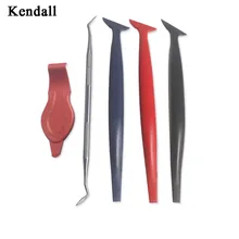 5PCS Car Stickers Corner Decorate Scraper for Window Gasket Micro Squeegee Tools