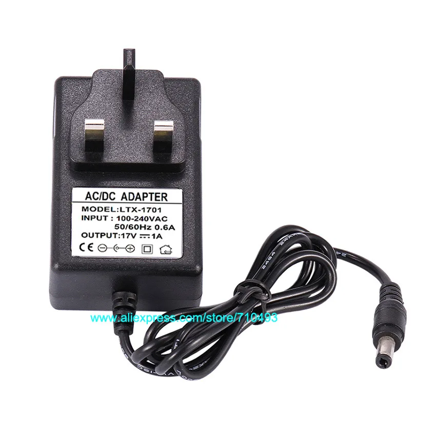 С IC чипом AC DC 17V 1A адаптер питания зарядное устройство 1000mA US EU UK вилка для Bose SoundLink 1