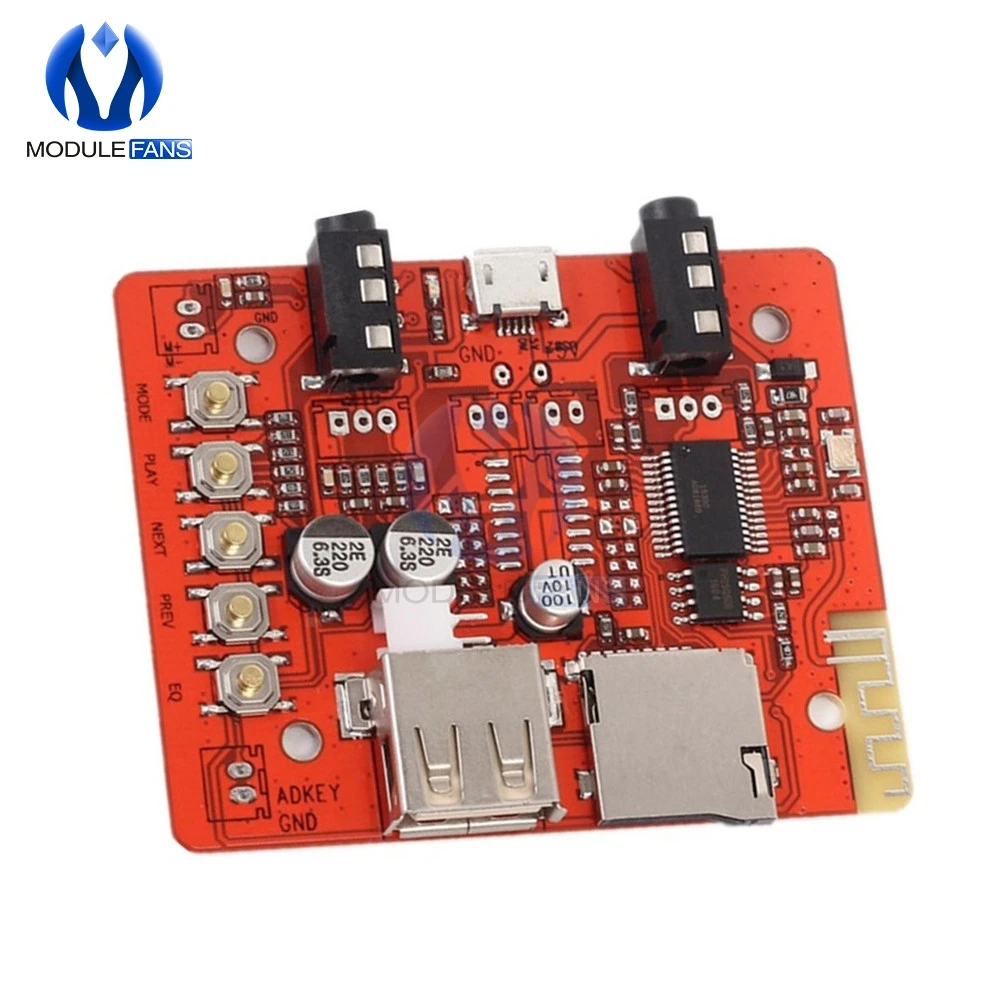 DC 5V 2 4 ГГц Wi Fi беспроводной Bluetooth BLE аудио приемник плата модуль для автомобильного