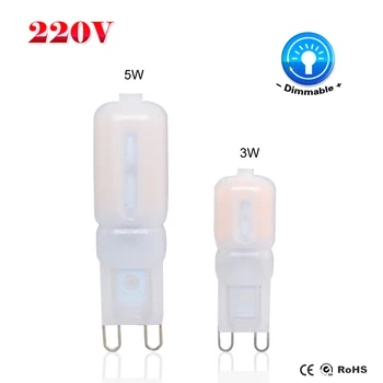 

G9 Led Bulb Lamp AC220V 230V 3W 5W Lampada Led SMD2835 Replace 30W 50W Halogen Lamp For Hotel Church Crystal Chandelier Lights