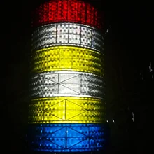 5 см* 2 м высокий светильник безопасности дорожного движения Отражающая пленка ПВХ швейная Предупреждение ющая Светоотражающая полоса