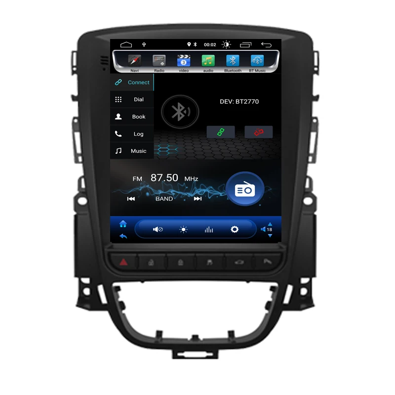 Best Android 8.1.0 vertical Car Multimedia tesla GPS NAVIGATION Radio player for Opel Astra J CD300 CD400 Vauxhall Holden 1