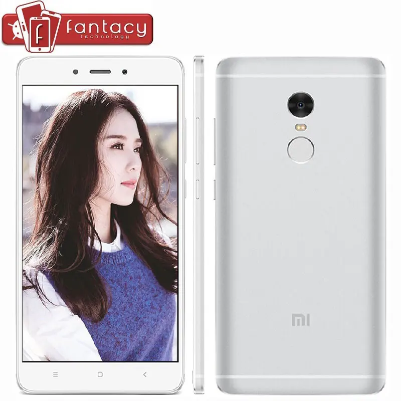 Original Xiaomi Redmi Note 4 Pro TD LTE 4G 3G RAM MTK Helio X20 Deca Core Fingerprient ID 13MP 4100mAh 5.5"1080P Mobile Phone