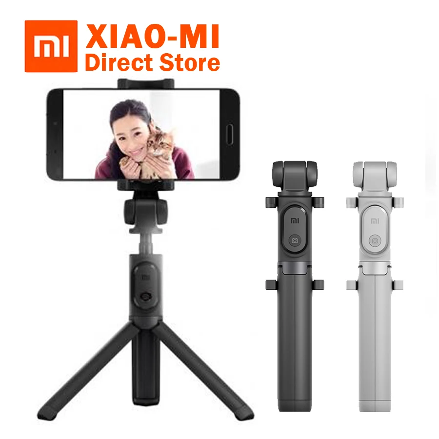 

Original Xiaomi Foldable Tripod Selfie Stick Bluetooth Selfiestick With Wireless Shutter Selfie Stick For Xiaomi iPhone Android