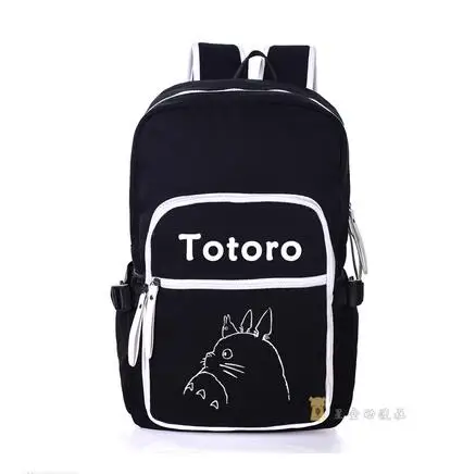 

High Q Japanese style Anime totoro Backpack large capacity luminous Students BACKPACK Computer bag