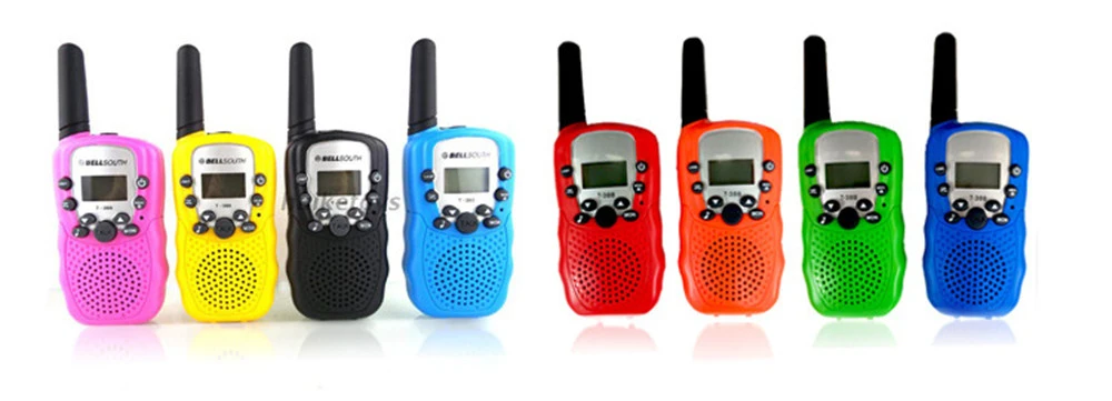 Brinquedos para Crianças Handheld sem Fio Pai-filho ao ar Produtos Eletrônicos Walkie-talkie Multi-color Chamada Livre Comunicação Brinquedo T388 10 handheld sem fio chamada pai-filho ao ar