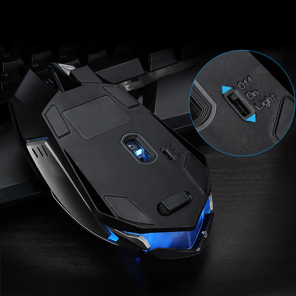 Gaming Mouse Rechargeable X7 Wireless Silent LED Backlit USB Optical Ergonomic