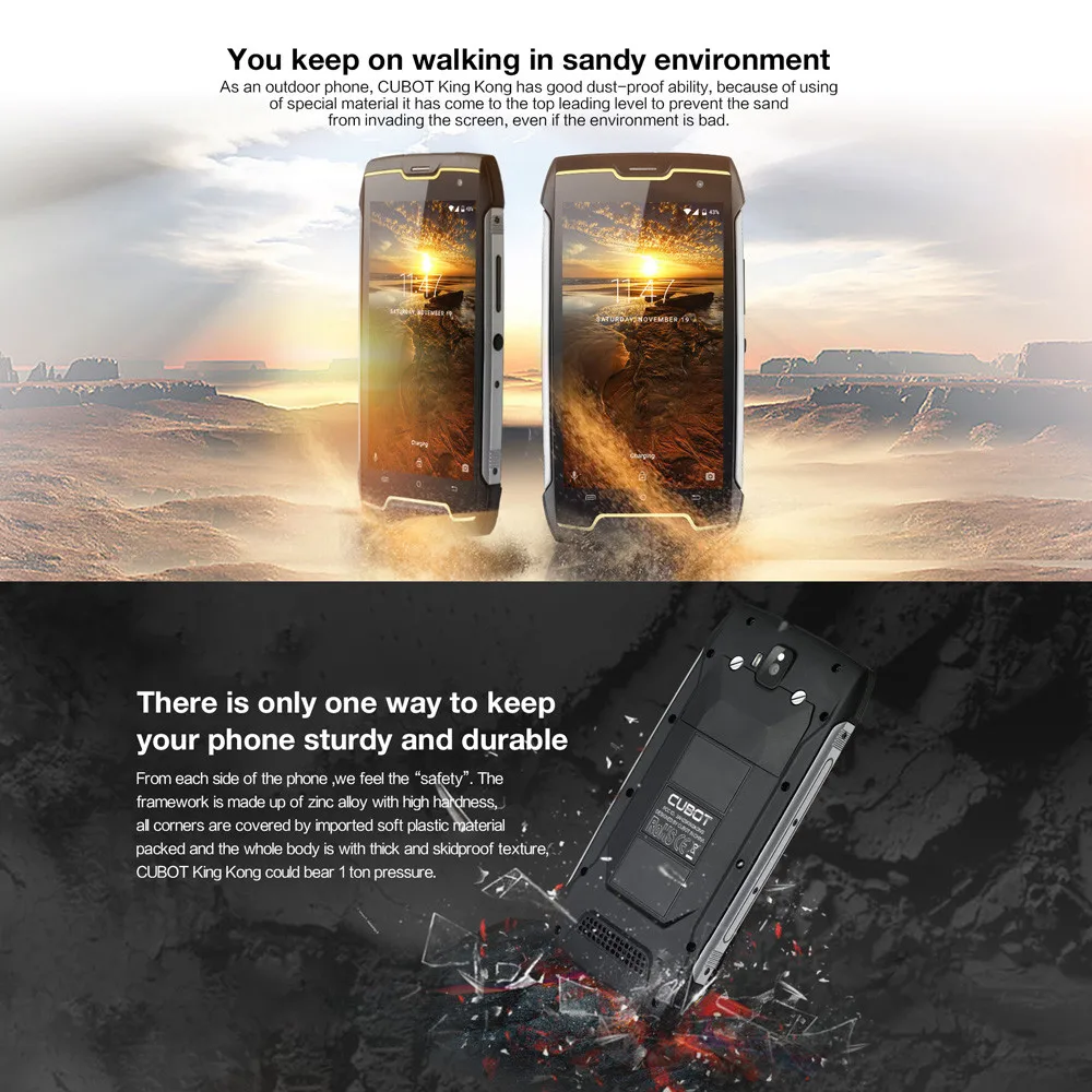 

Cubot 5.0inch 4400mAh MT6580 Android 7.0 Quad Core 2GB+16GB 13.0MP Smartphone Apr19