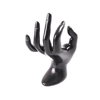 

Hand Shaped OK Jewelry Display Stand Black Ring Bracelet Earrings Necklace Chain Watch Holder Stand 11*17cm