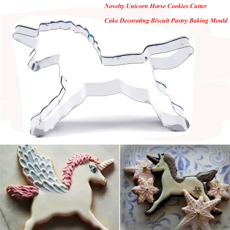 

Hot Sale Unicorn Horse Cookies Cutter Mold Cake Decorating Biscuit Pastry Baking Tool Accessories Drop Shipping