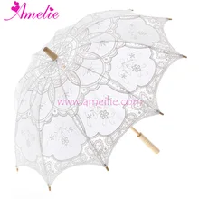 40 шт. много ручной работы Вышивание Вышивка Свадебные Кружево Зонтик лолита Обувь для девочек зонтик украшение партии подарочные сувениры зонтик