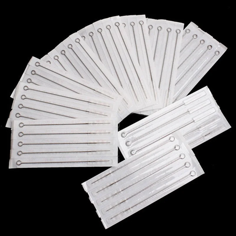 50pcs 100% Pro 5RL Tattoo Needles Disposable Round Liner Sterilize Stainless Steel Tool | Красота и здоровье